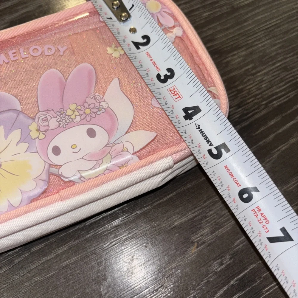 My Melody Pencil Case Pink, Large Capacity Pen Case School Storage Bag Fabric